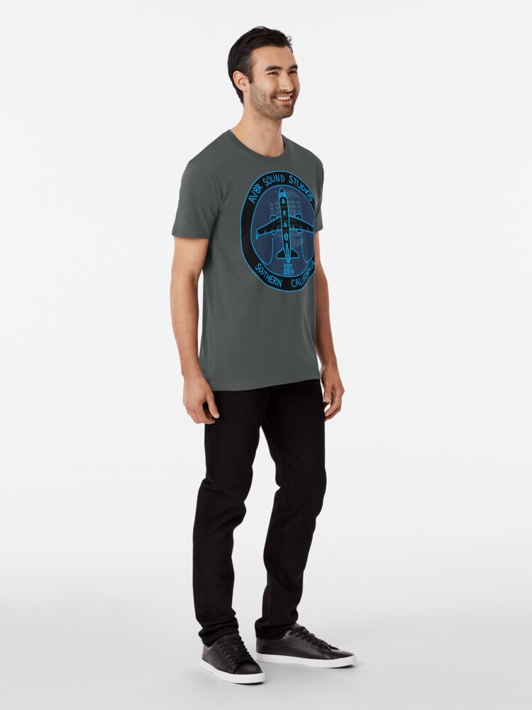 Thumbnail 3 of 6, Premium T-Shirt, Av8r Sound Studios Collection designed and sold by SquawkIdent.