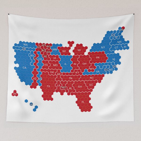 Item preview, 2020 Election USA Electoral Win Map designed and sold by shitpostanon.