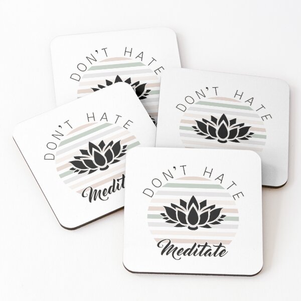 Item preview, Copy of Don't Hate Meditate Lotus designed and sold by xheykelseyyy.