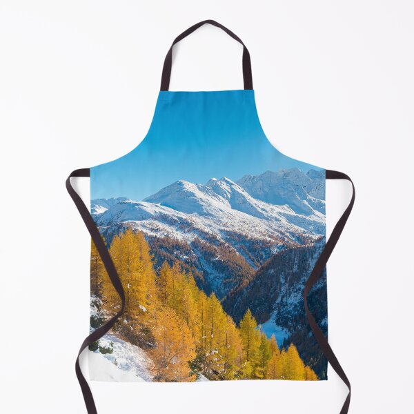 Item preview, Autumn Trees in front of Snowy Mountains in Austria designed and sold by KatjaBozarth.