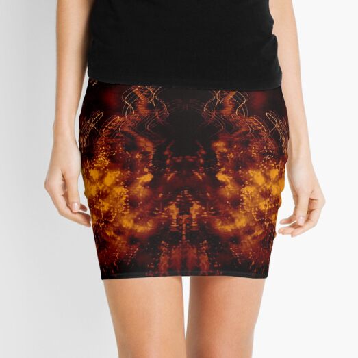 Visions Of The Mothman Mini Skirt