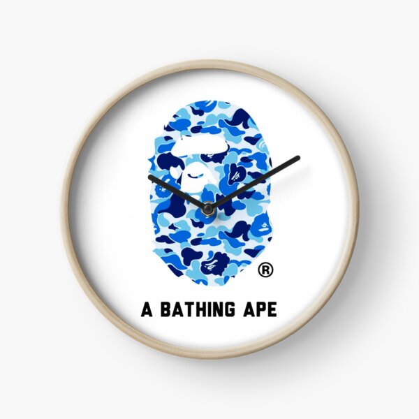 A Bathing Ape Blue Clock
