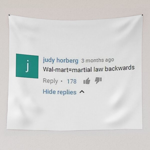Item preview, Wal-mart=martial law backwards designed and sold by shitpostanon.
