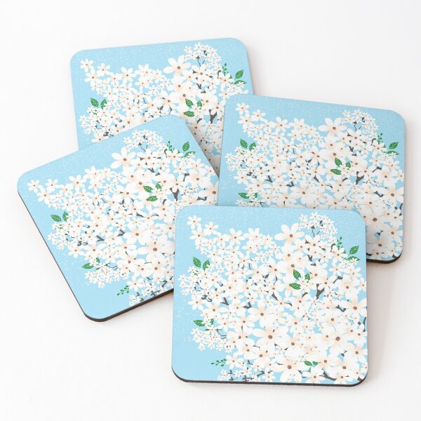 Item preview, Spring in Jeju Island_Blue Background designed and sold by leBoosh-Designs.