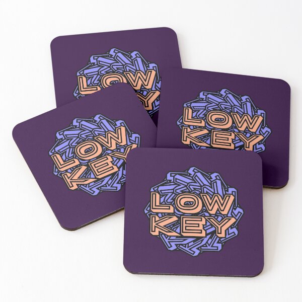 Item preview, Low Key - Groovy Modern Typographic Design designed and sold by Davey's Designs.