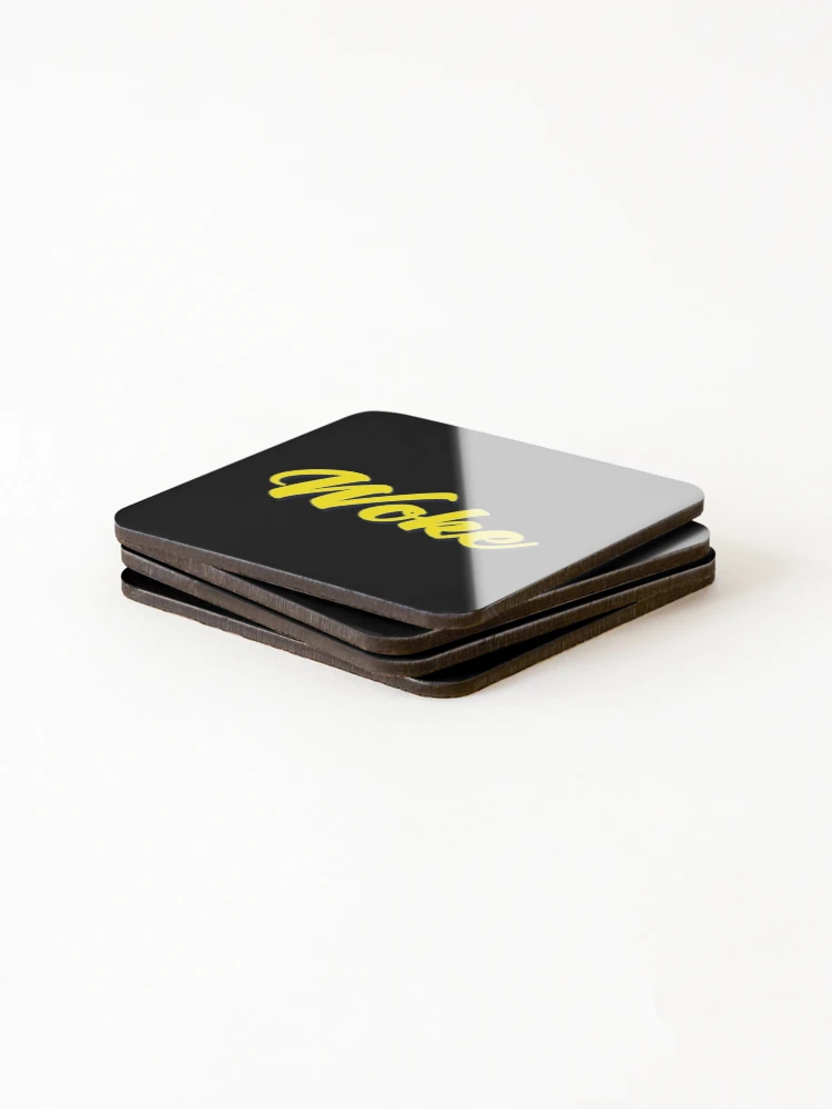 Thumbnail 4 of 5, Coasters (Set of 4), Woke designed and sold by ProjectX23.