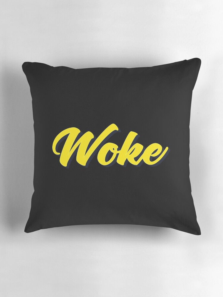 Thumbnail 3 of 4, Pillow, Woke designed and sold by ProjectX23.
