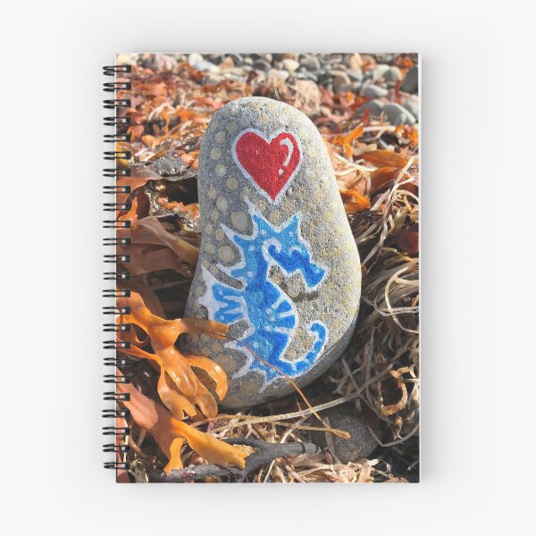 Item preview, Painted Pebble Seahorse (Love) designed and sold by RevolutionEarth.