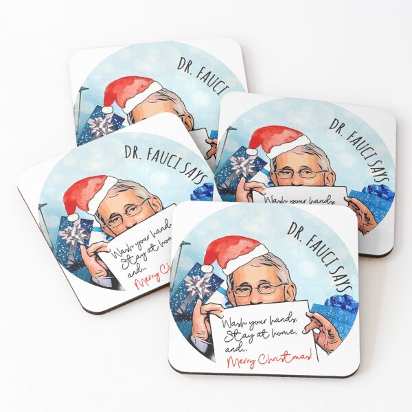 Item preview, dr fauci says wash your hand stay at home merry christmas designed and sold by robert-white.