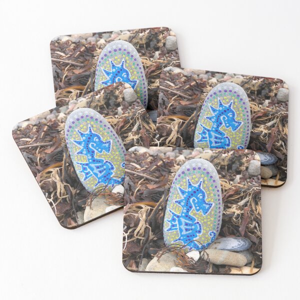 Item preview, Painted Pebble Seahorse designed and sold by RevolutionEarth.