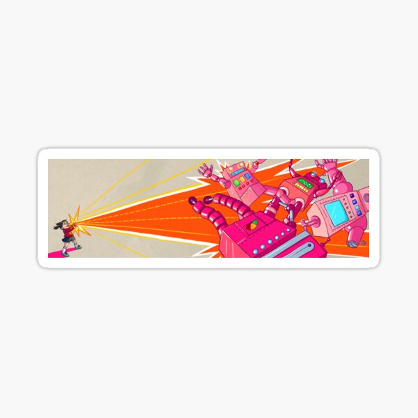 Yoshimi Battles the Pink Robots Sticker