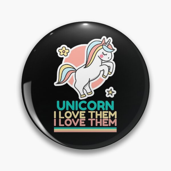 Item preview, Unicorn I Love Them designed and sold by GoodVibeDesign.
