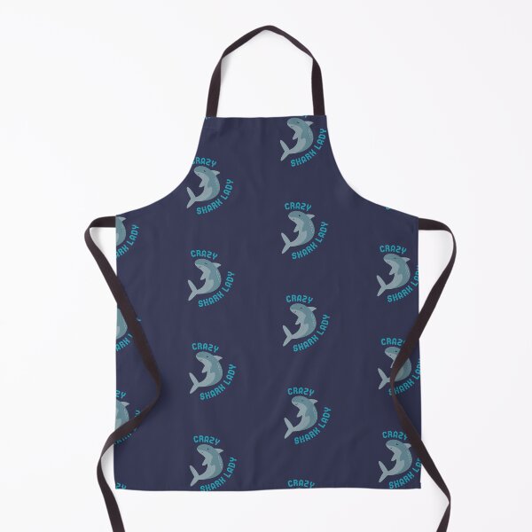 Item preview, Crazy Shark Lady designed and sold by FitFabFunny.