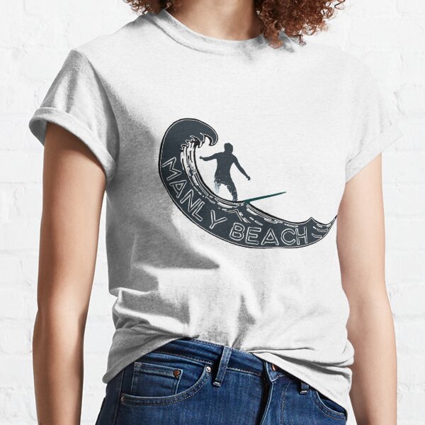 Surfing Manly Beach  Classic T-Shirt
