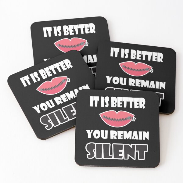 Item preview, It is better you remain silent statement power people designed and sold by Tomsens.