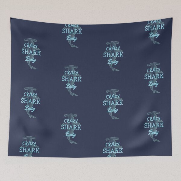 Item preview, Crazy Shark Lady Hammerhead designed and sold by FitFabFunny.