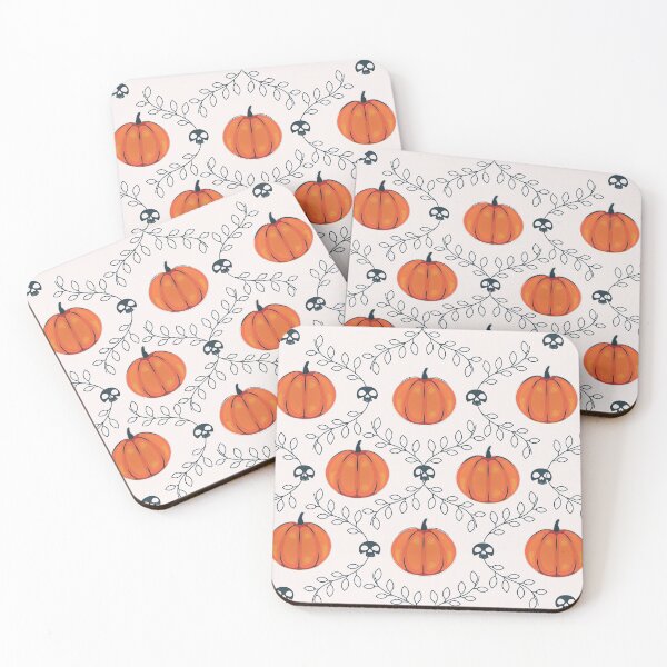 Item preview, Fruit Vegan Pumpkin Skull Leaf Pattern designed and sold by ModkMerch.