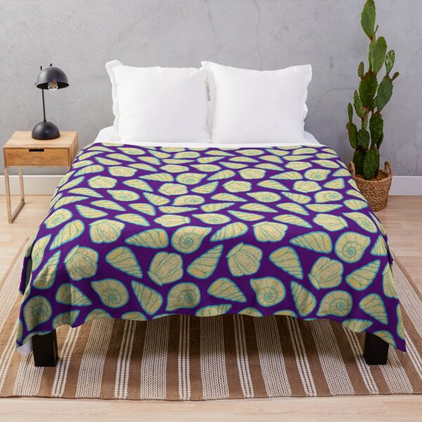 Item preview, Beautiful Line Art Seashells Seamless Surface Pattern Design designed and sold by ZaryaKiqo.