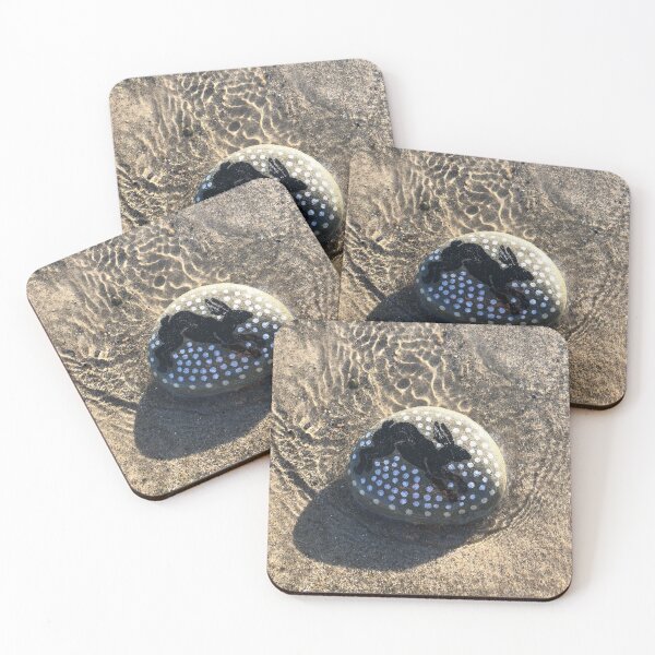 Item preview, Painted Pebble Hare designed and sold by RevolutionEarth.