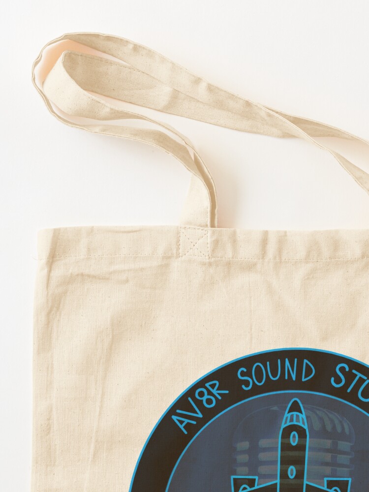 Thumbnail 3 of 5, Tote Bag, Av8r Sound Studios Collection designed and sold by SquawkIdent.