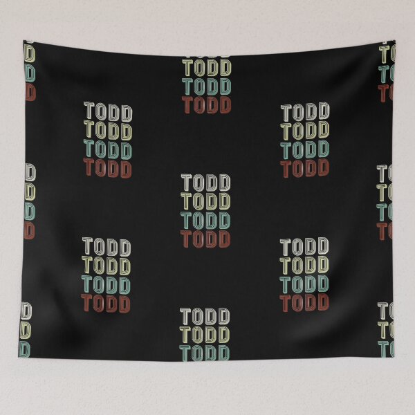 Item preview, The Name Is Todd In Funny Retro Vintage Disco Mens designed and sold by mcinnesstore.