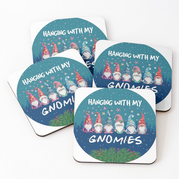 Artikelvorschau, hanging with my gnomies funny gnomes christmas entworfen und verkauft von robert-white.