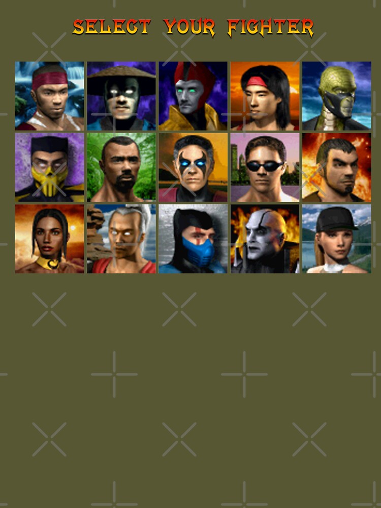 Mortal Kombat 4 character select screen (6/24/98)  Mortal kombat 4, Mortal  kombat characters, Mortal kombat