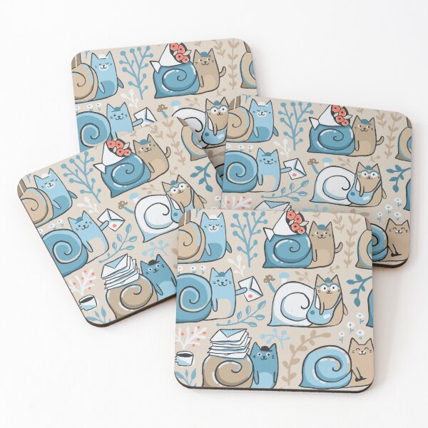 Item preview, Snail cats postmen designed and sold by kostolom3000.