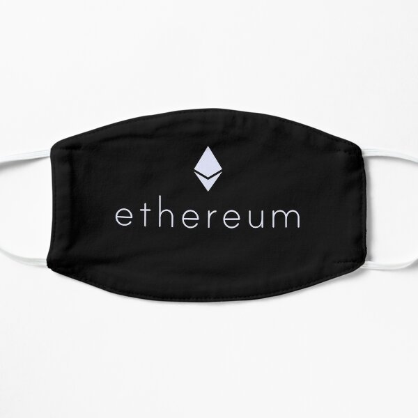Logotipo de Ethereum Mascarilla plana