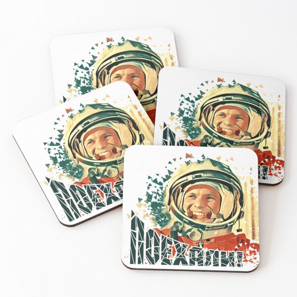 Item preview, USSR, Russia, Gagarin, cosmonaut, space, let's go, designed and sold by kostin78.