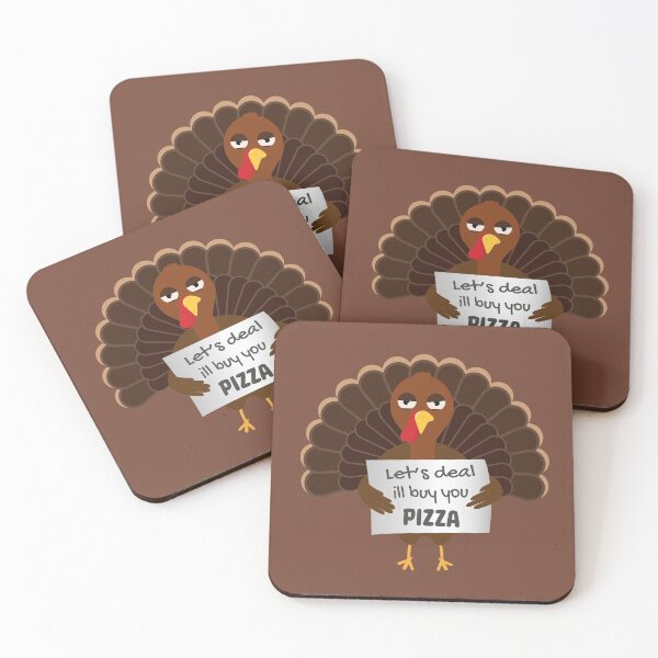 Item preview, Funny Turkey Let's Deal I'll Buy You Pizza designed and sold by Marzuqi Che Rose.