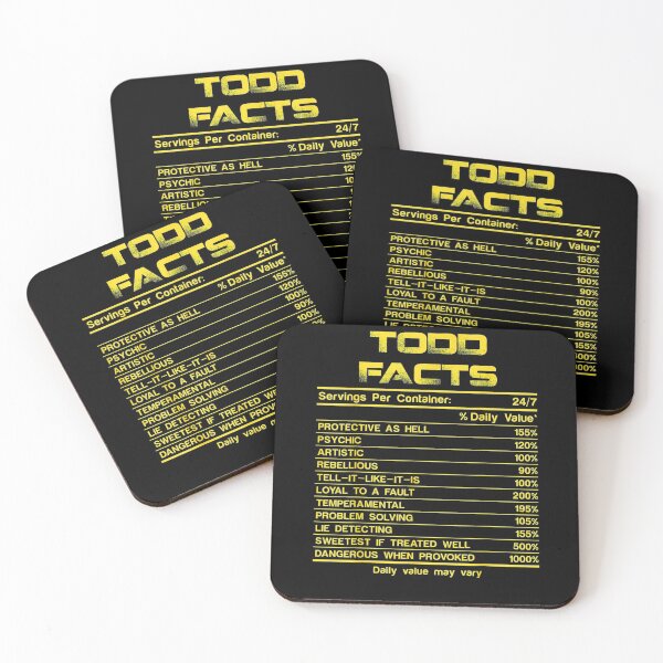 Item preview, Todd facts servings nutrion daily value fathers day designed and sold by mcinnesstore.