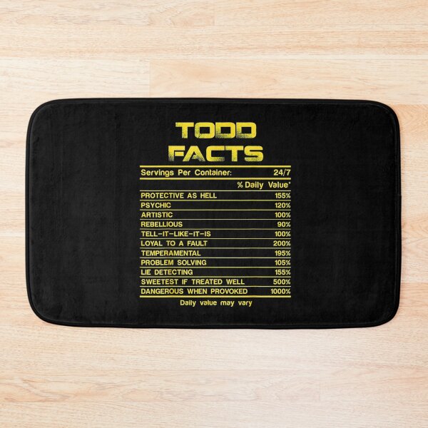 Item preview, Todd facts servings nutrion daily value fathers day designed and sold by mcinnesstore.