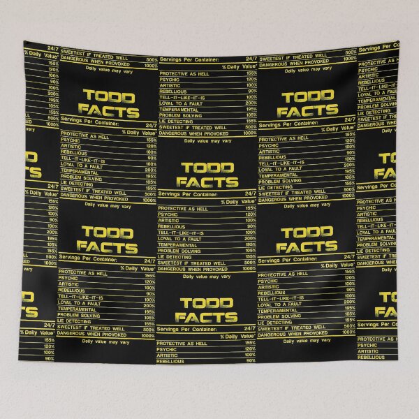 Item preview, Todd facts servings nutrion daily value fathers day designed and sold by mcinnesstore.