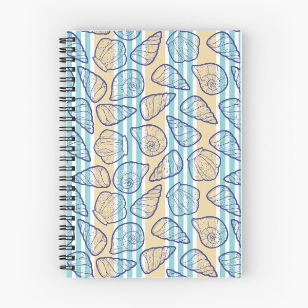 Item preview, Beautiful Line Art Seashells Seamless Surface Pattern Design designed and sold by ZaryaKiqo.