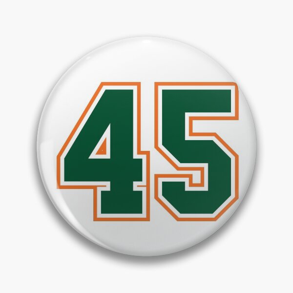 Item preview, Jersey 45 Number. Number forty-five Straight From Miami designed and sold by Urosek.