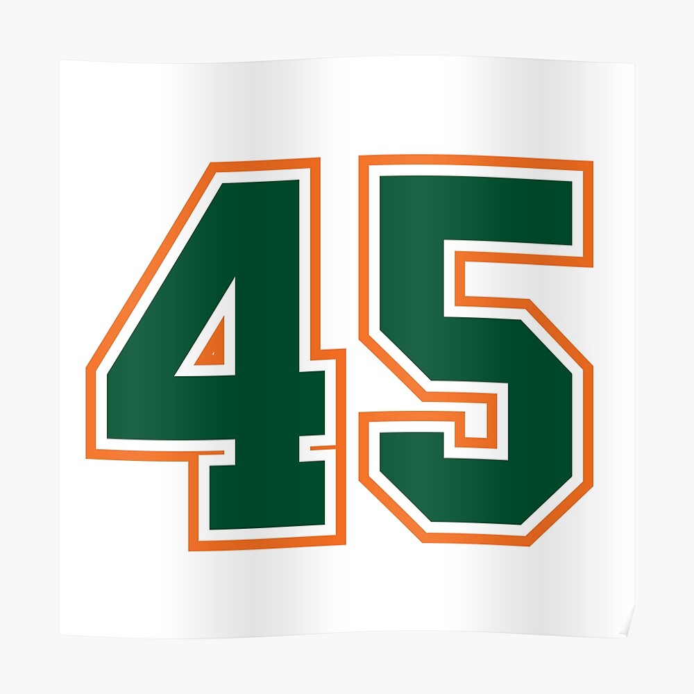 11 Jersey Number Number Eleven Straight From Miami | Art Print