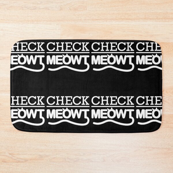 Item preview, Check Meowt | Funny Cat Meme designed and sold by GravitiTees.
