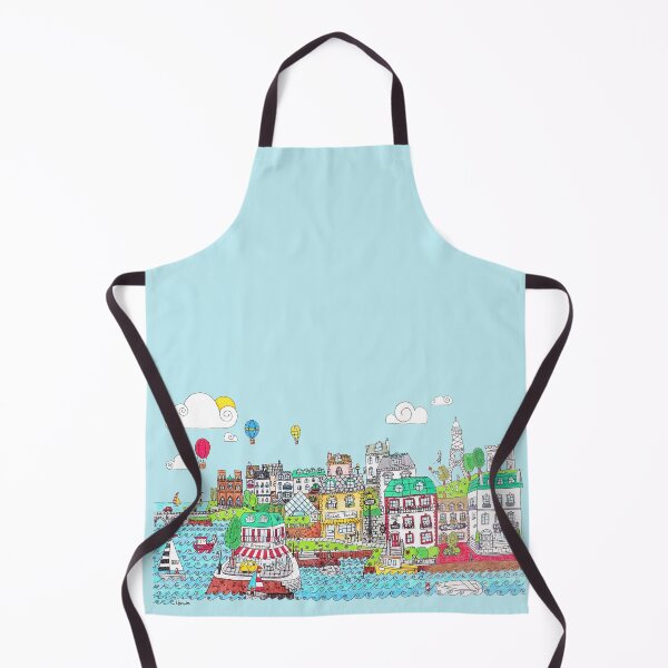 Item preview, Whimsical Paris Street Scene Illustration designed and sold by LouiseFranksArt.