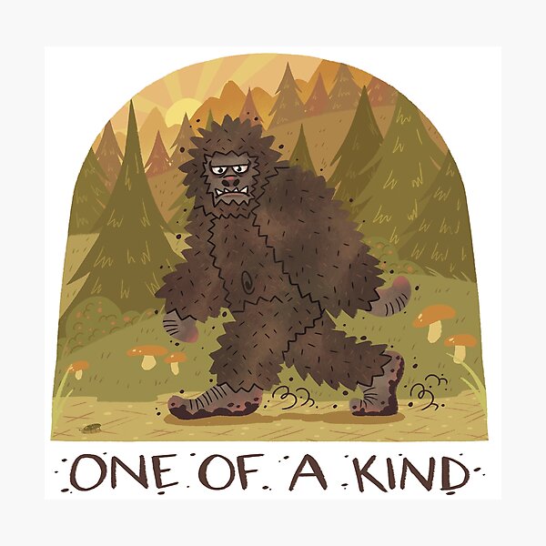 Bigfoot - One of a Kind Photographic Print