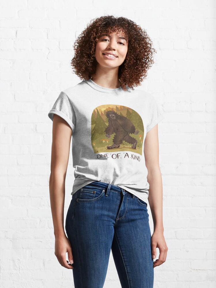 Alternate view of Bigfoot - One of a Kind Classic T-Shirt