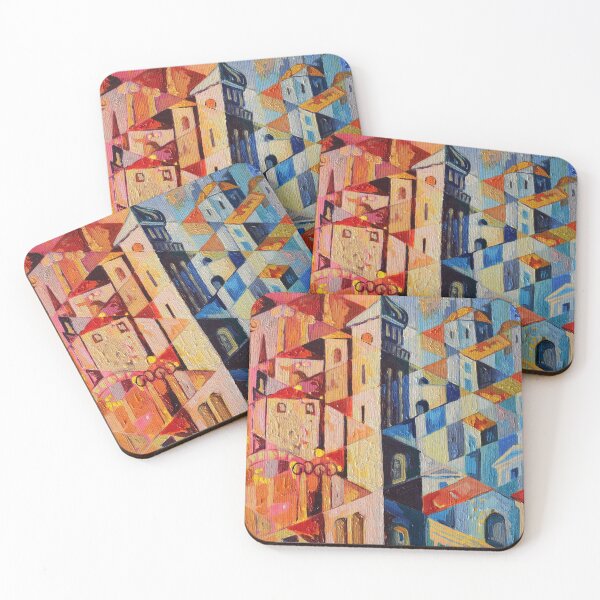 Item preview, Urban landscape in modern style designed and sold by JuliaMia.