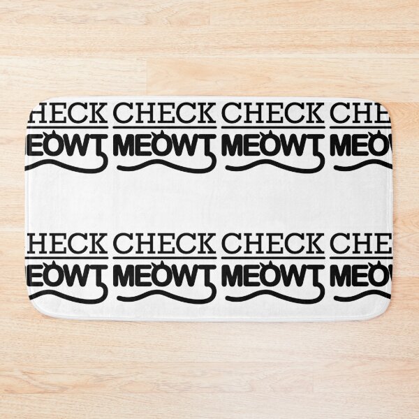Item preview, Check Meowt | Amusing Cat Meme designed and sold by GravitiTees.