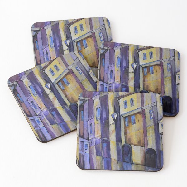 Item preview, Traditional street ,houses cityscape designed and sold by JuliaMia.