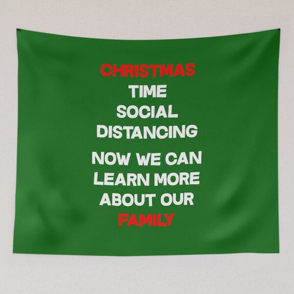 Item preview, Christmas Time Social Distancing designed and sold by dacdibac.