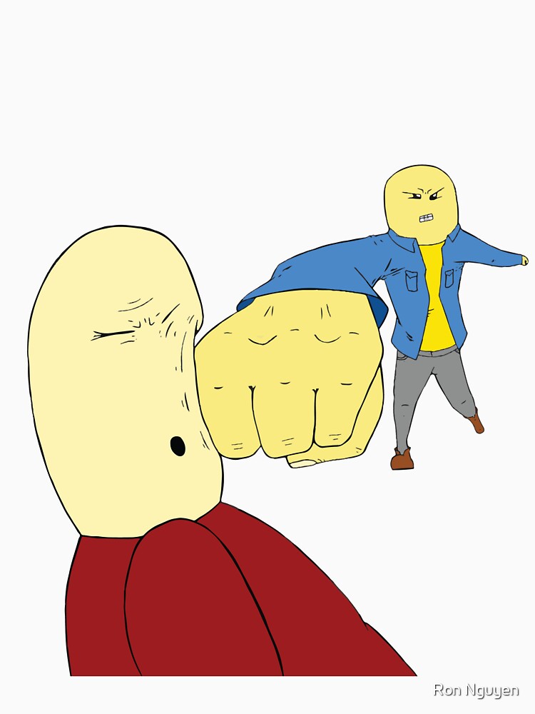 Thumbnail 7 of 7, Essential T-Shirt, A punch to the FACE! designed and sold by bydood.