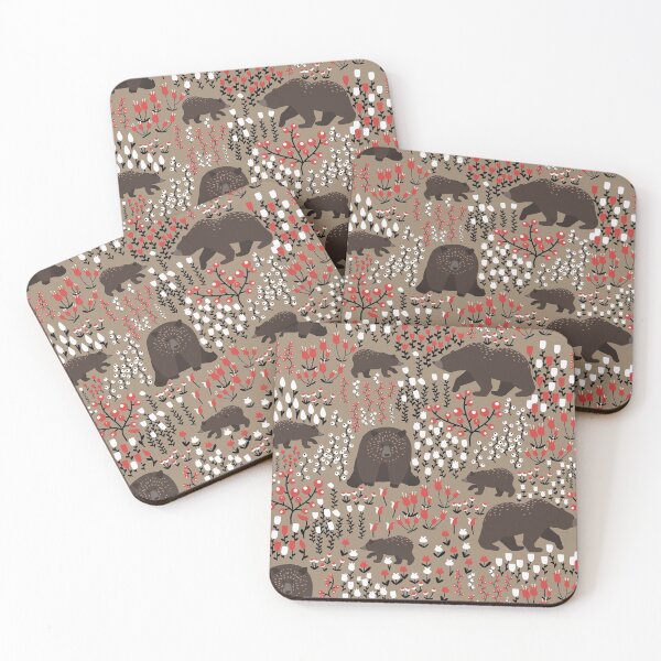 Item preview, Bears in the Meadow Pattern designed and sold by space-kitten.