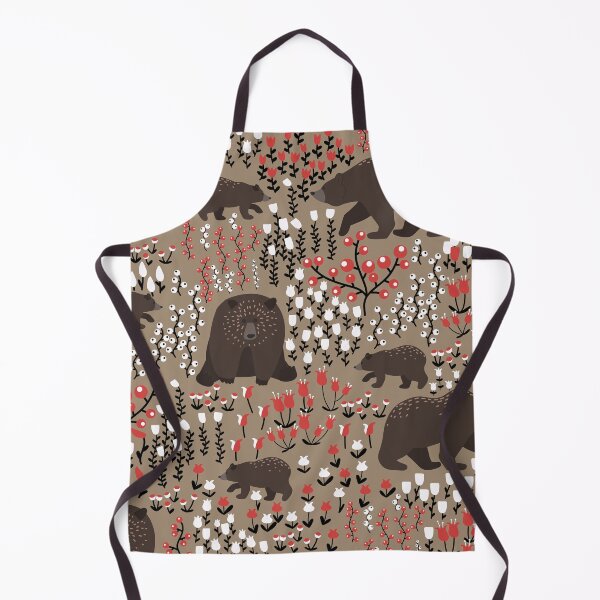 Item preview, Bears in the Meadow Pattern designed and sold by space-kitten.