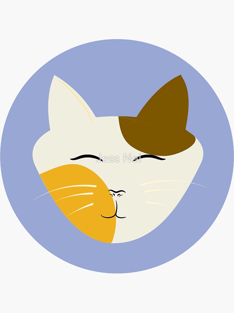 Calico Sticker for Sale by Jess Nel