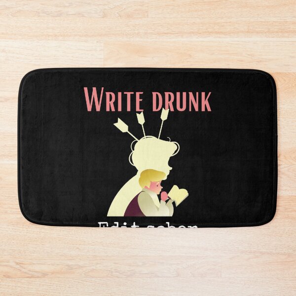 Item preview, Author Writer - Write Drunk Edit Sober designed and sold by Two Left Hands Design.
